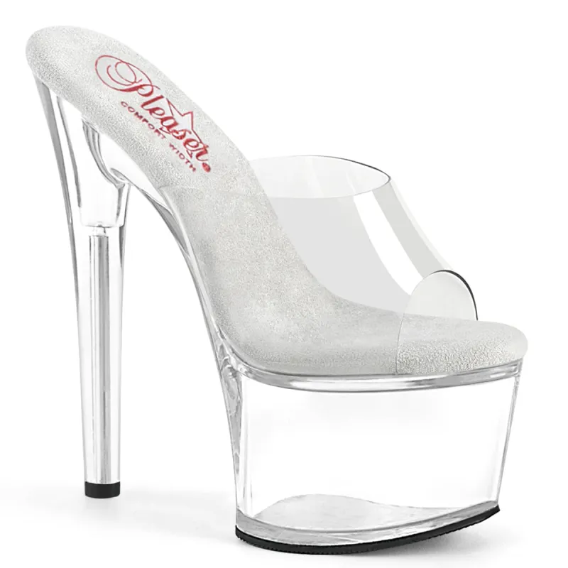 Pleaser Passion-701-Clear/Clear-Size 6-Clearance sold by Shoe Freaks