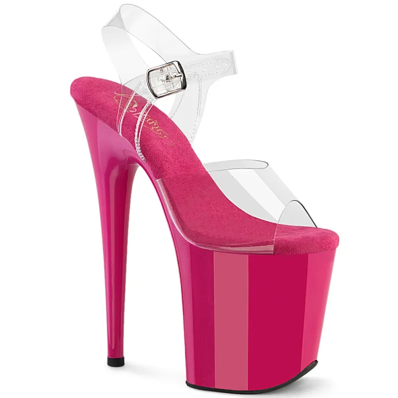 Pleaser Flamingo-808-Hot Pink-Size 6-Clearance sold by Shoe Freaks