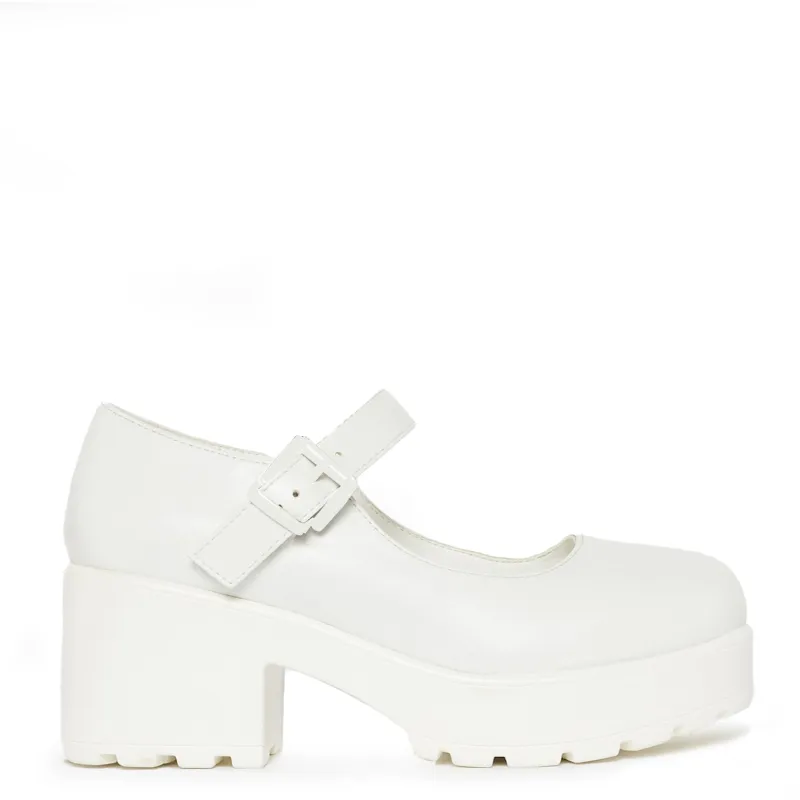 Tira Mary Jane Shoes 'White Washout Edition'-Size 8-Clearance sold by Shoe Freaks
