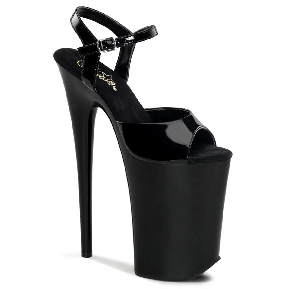 Pleaser Infinity-909-Black-Size 6-Clearance sold by Shoe Freaks