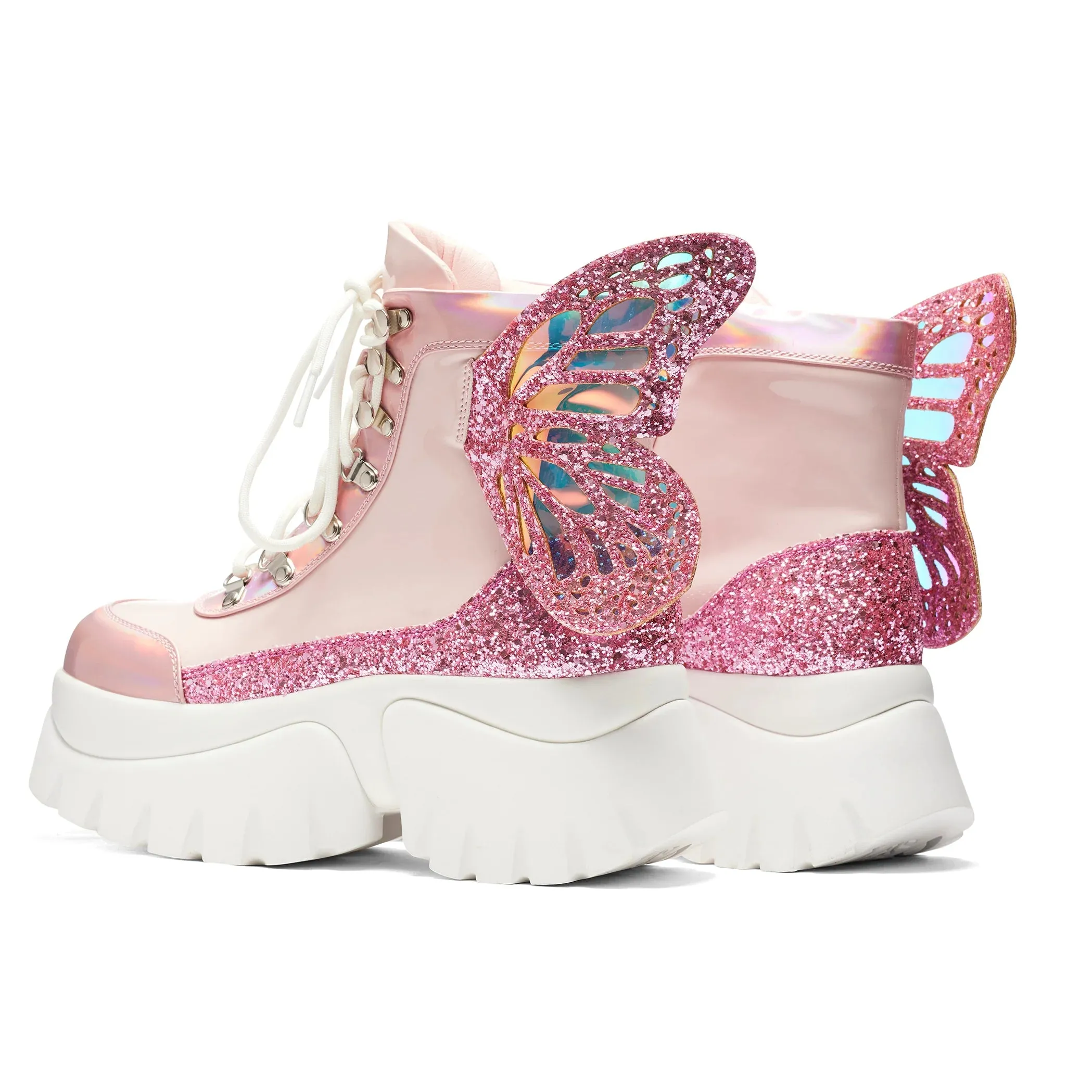 Wings of a Bubblegum Eyed Pixie Boots-Pink-Size 6-Clearance sold by Shoe Freaks product image thumbnail 3