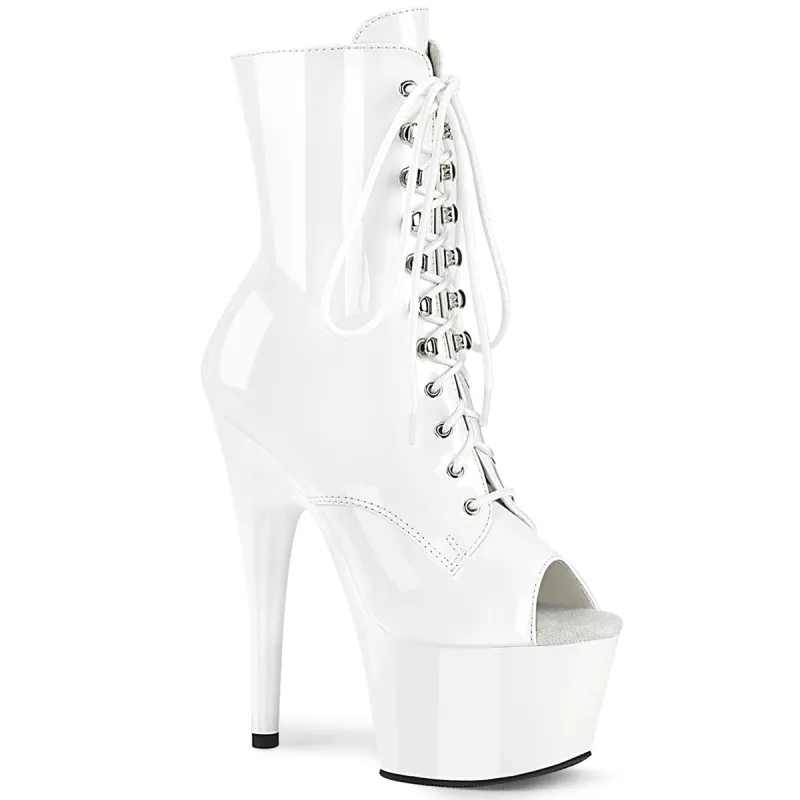 Pleaser Adore-1021-White-Size 7-Clearance sold by Shoe Freaks