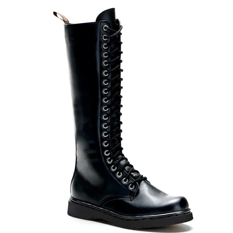 Demonia Defiant-400-Black-Size 4-Clearance sold by Shoe Freaks