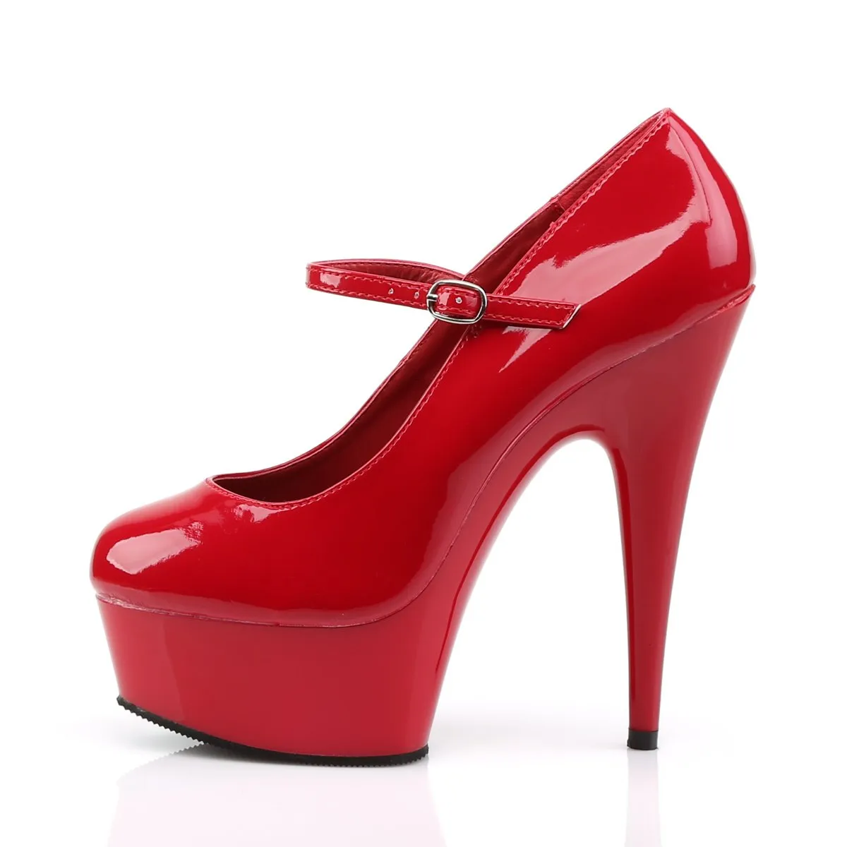 Pleaser Delight-687-Red-Size 7-Clearance sold by Shoe Freaks product image thumbnail 3