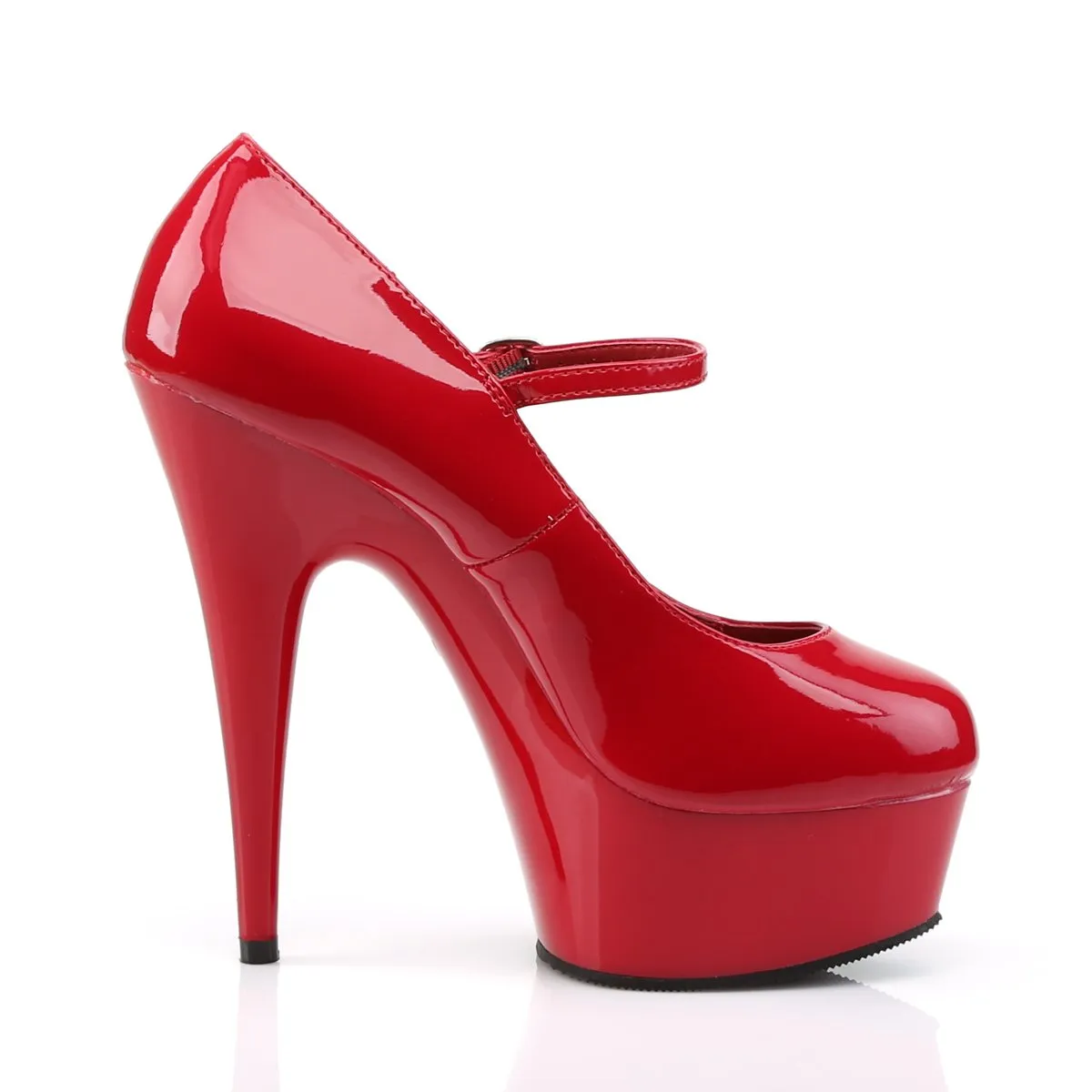 Pleaser Delight-687-Red-Size 7-Clearance sold by Shoe Freaks product image thumbnail 5