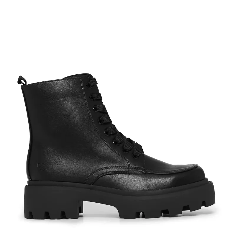 Malai Lace up Boots - Black sold by Shoe Freaks
