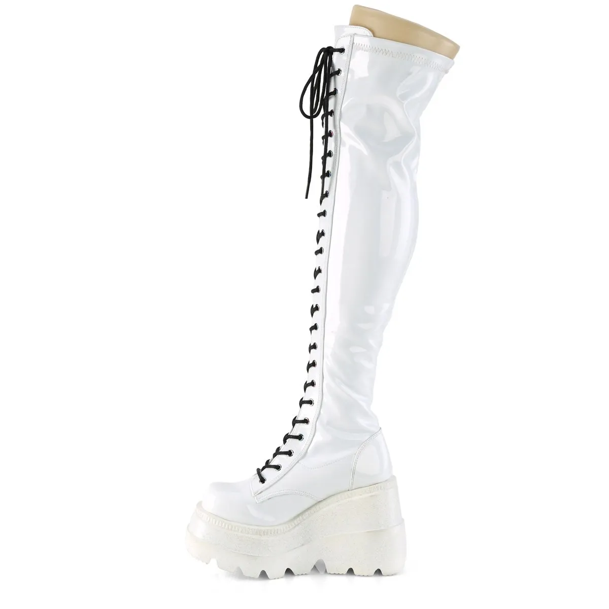 Demonia Shaker-374-White-Size 8-Clearance sold by Shoe Freaks product image thumbnail 3