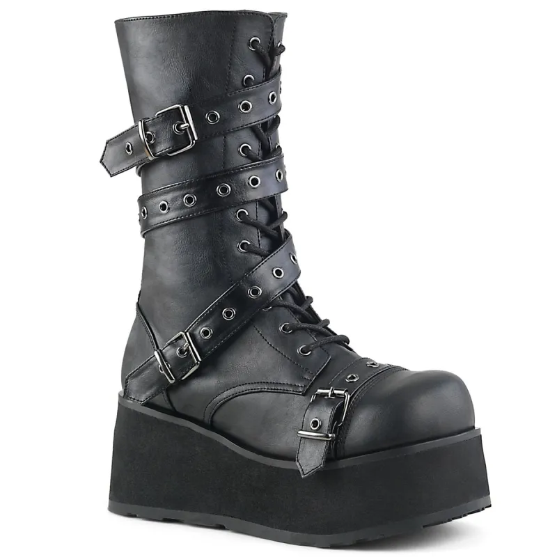 Demonia Trashville-205-Black-Size 7-Clearance sold by Shoe Freaks