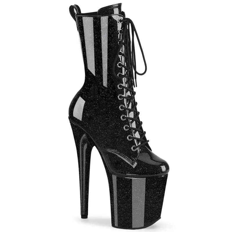 Pleaser Flamingo-1040GP-Black-Size 10-Clearance sold by Shoe Freaks