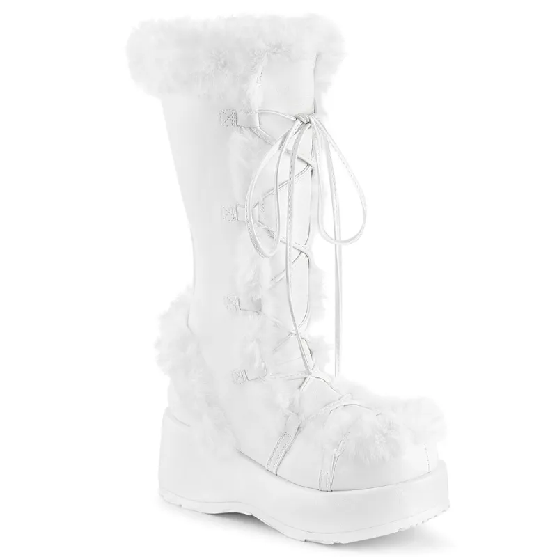 Demonia Cubby-311-White-Size 9-Clearance sold by Shoe Freaks