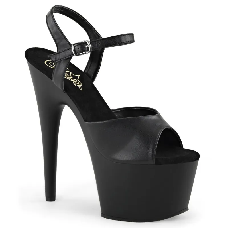 Pleaser Adore-709-Black-Size 7-Clearance sold by Shoe Freaks