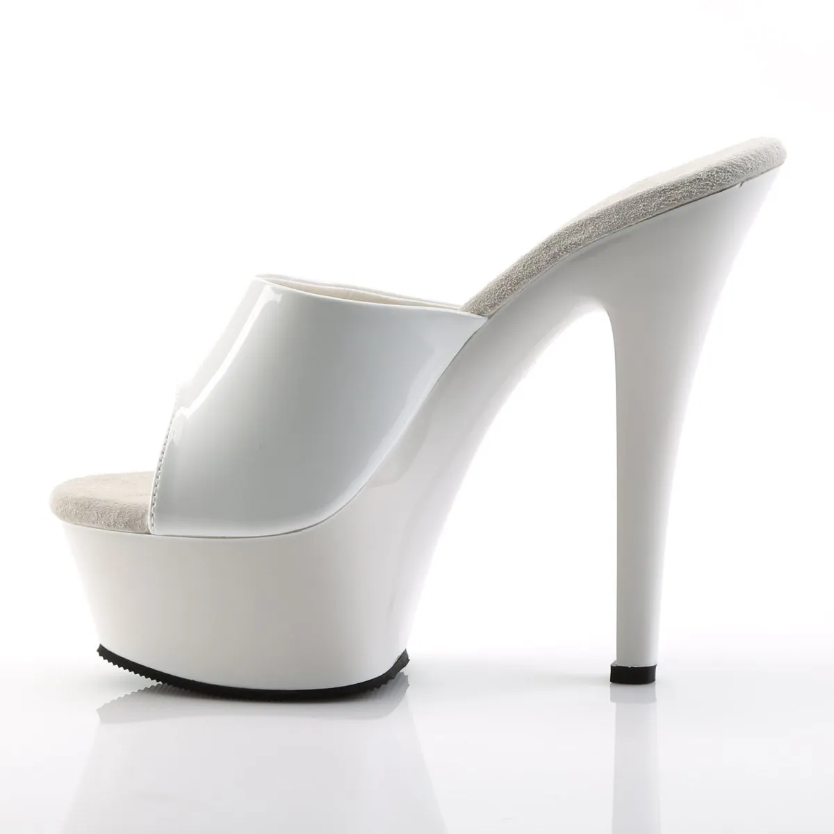 Pleaser Kiss-201-White-Size 5-Clearance sold by Shoe Freaks product image thumbnail 3