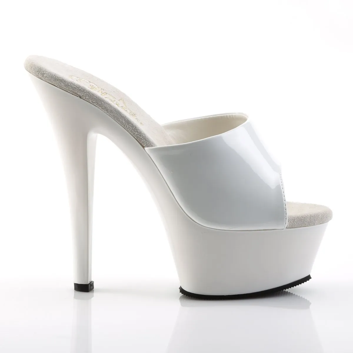 Pleaser Kiss-201-White-Size 5-Clearance sold by Shoe Freaks product image thumbnail 5