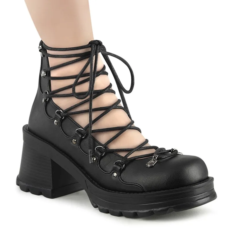 Demonia Bratty-32-Black-Size 7-Clearance sold by Shoe Freaks