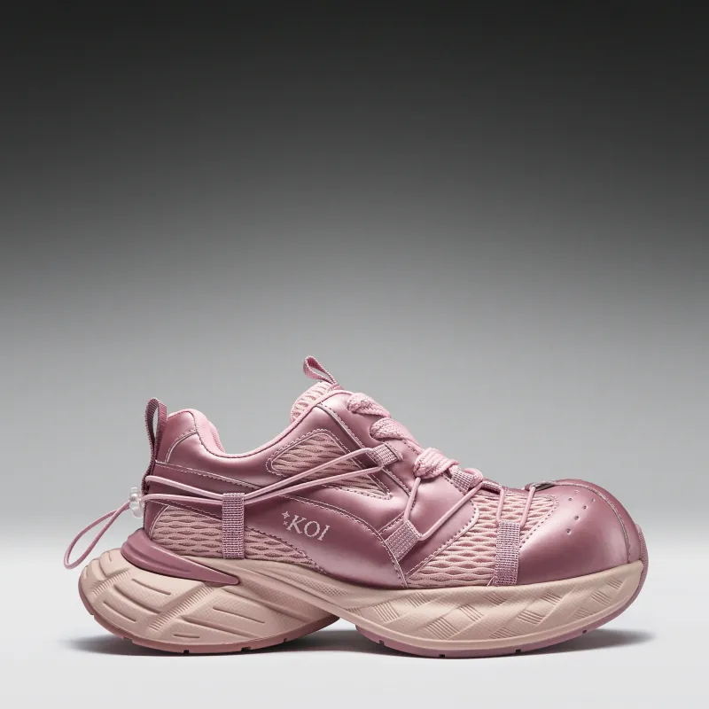 KOI Vortex Mega Chunky Trainers - Rose made by Koi Footwear