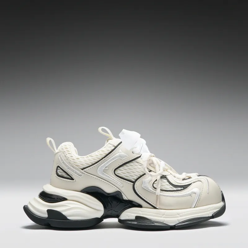 KOI Labyrinth Mega Chunky Trainers - White made by Koi Footwear