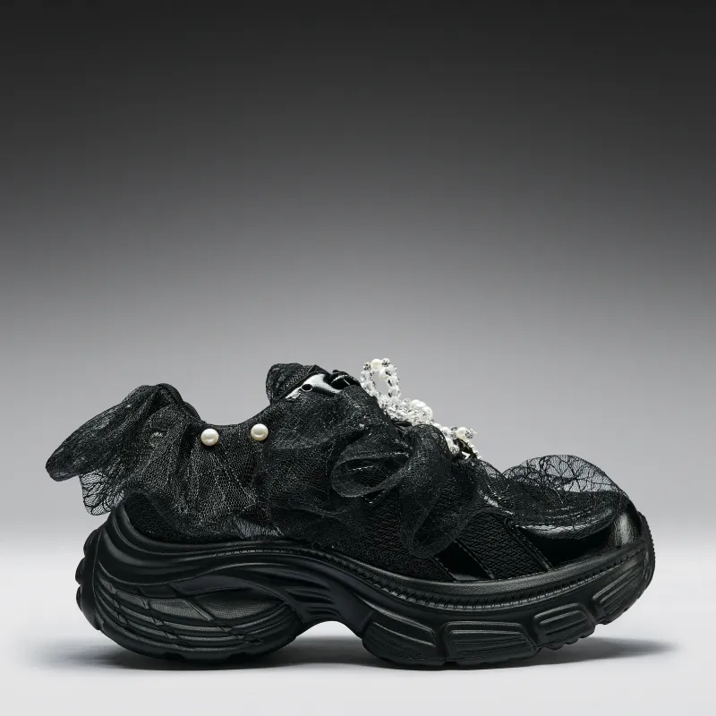 KOI Kelpie Whimsical Terrain Trainers - Black made by Koi Footwear