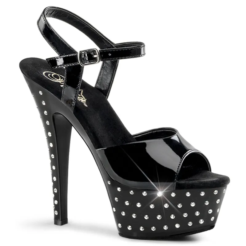 Pleaser Stardust-609-Black-Size 11-Clearance sold by Shoe Freaks