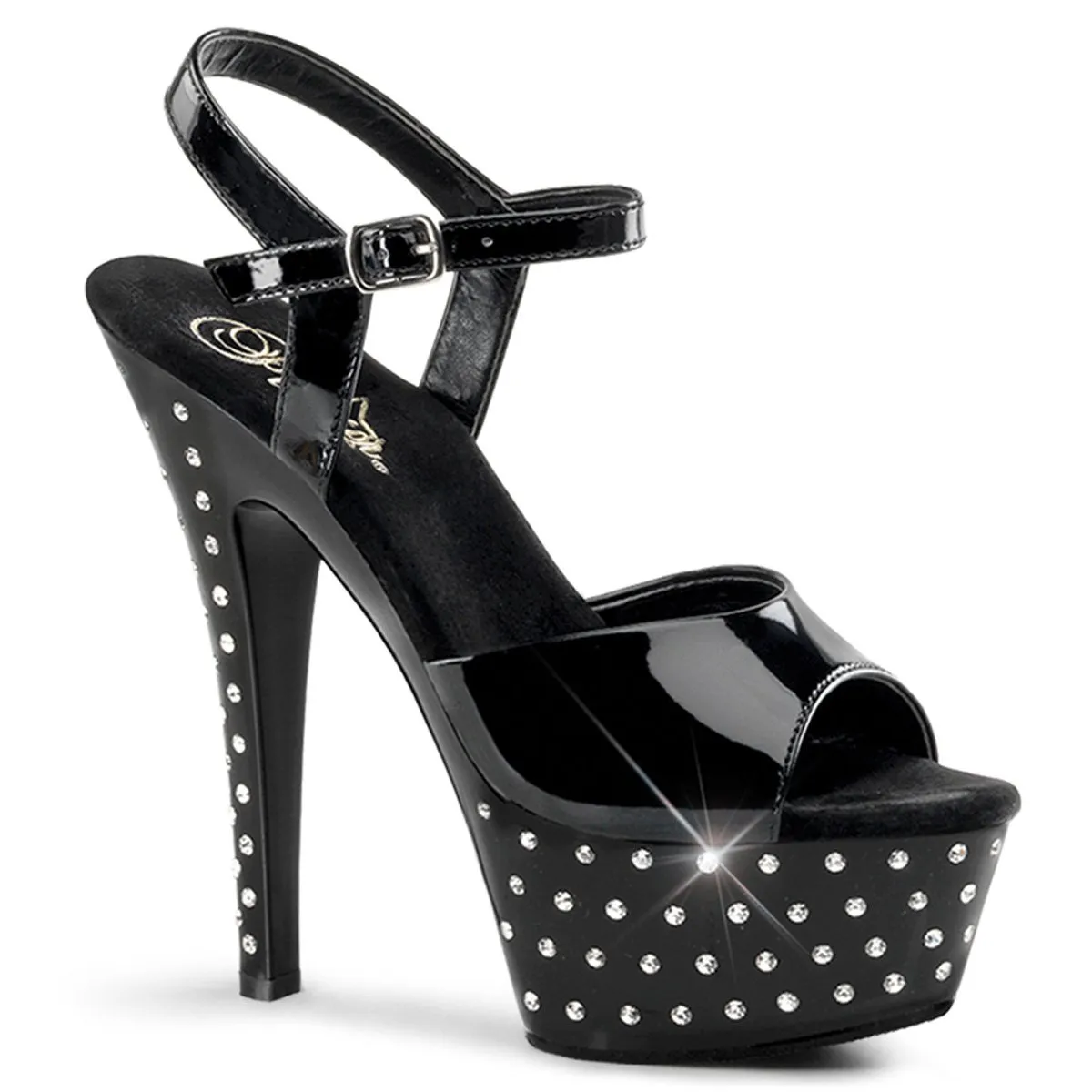 Pleaser Stardust-609-Black-Size 11-Clearance sold by Shoe Freaks