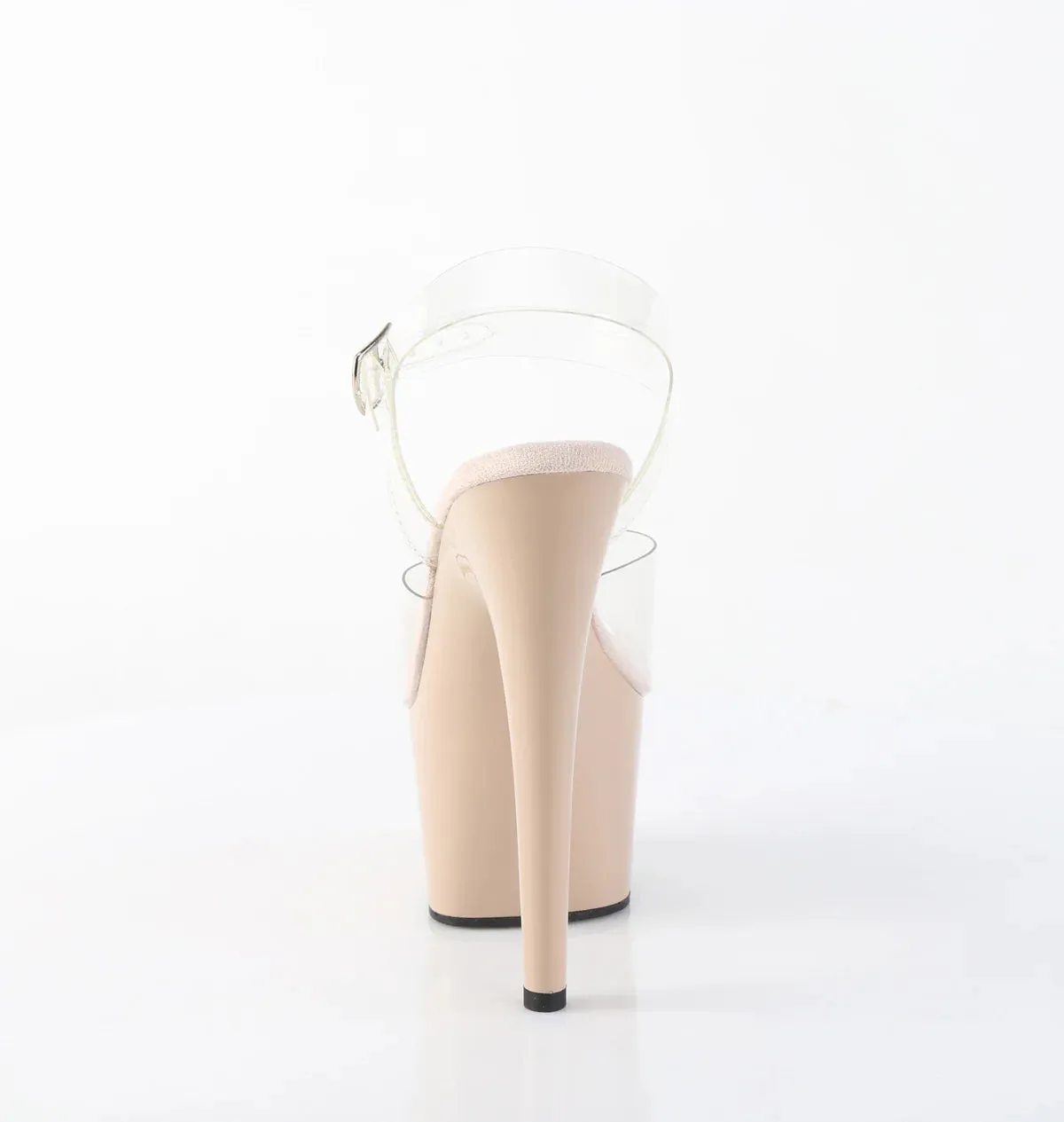 Pleaser Adore-708-Clear/Nude-Size 7-Clearance sold by Shoe Freaks product image thumbnail 4