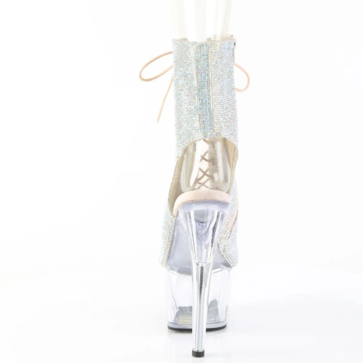 Pleaser Adore-1016C-RS-Silver/Clear-Size 9-Clearance sold by Shoe Freaks product image thumbnail 4