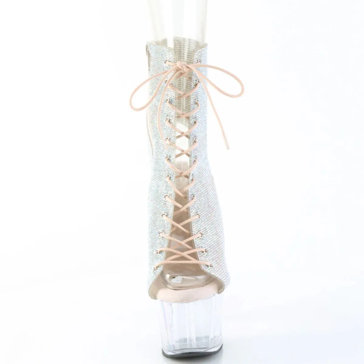 Pleaser Adore-1016C-RS-Silver/Clear-Size 9-Clearance sold by Shoe Freaks product image thumbnail 2