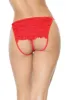 Ruffle Back Crotchless Panty sold by Shoe Freaks