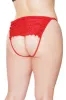 Ruffle Back Crotchless Panty sold by Shoe Freaks