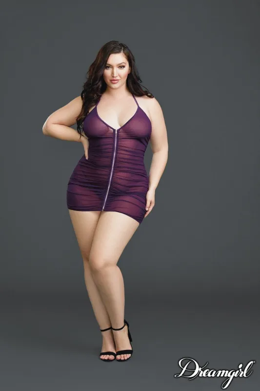 Stretch Mesh Chemise sold by Shoe Freaks