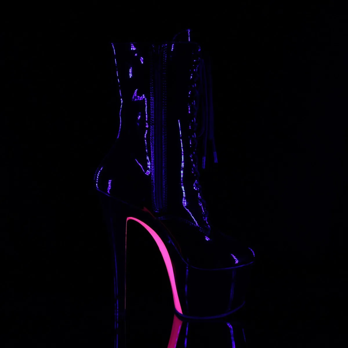 Pleaser Sky-1020TT-Black-Neon Pink-Size 7-Clearance sold by Shoe Freaks product image thumbnail 5