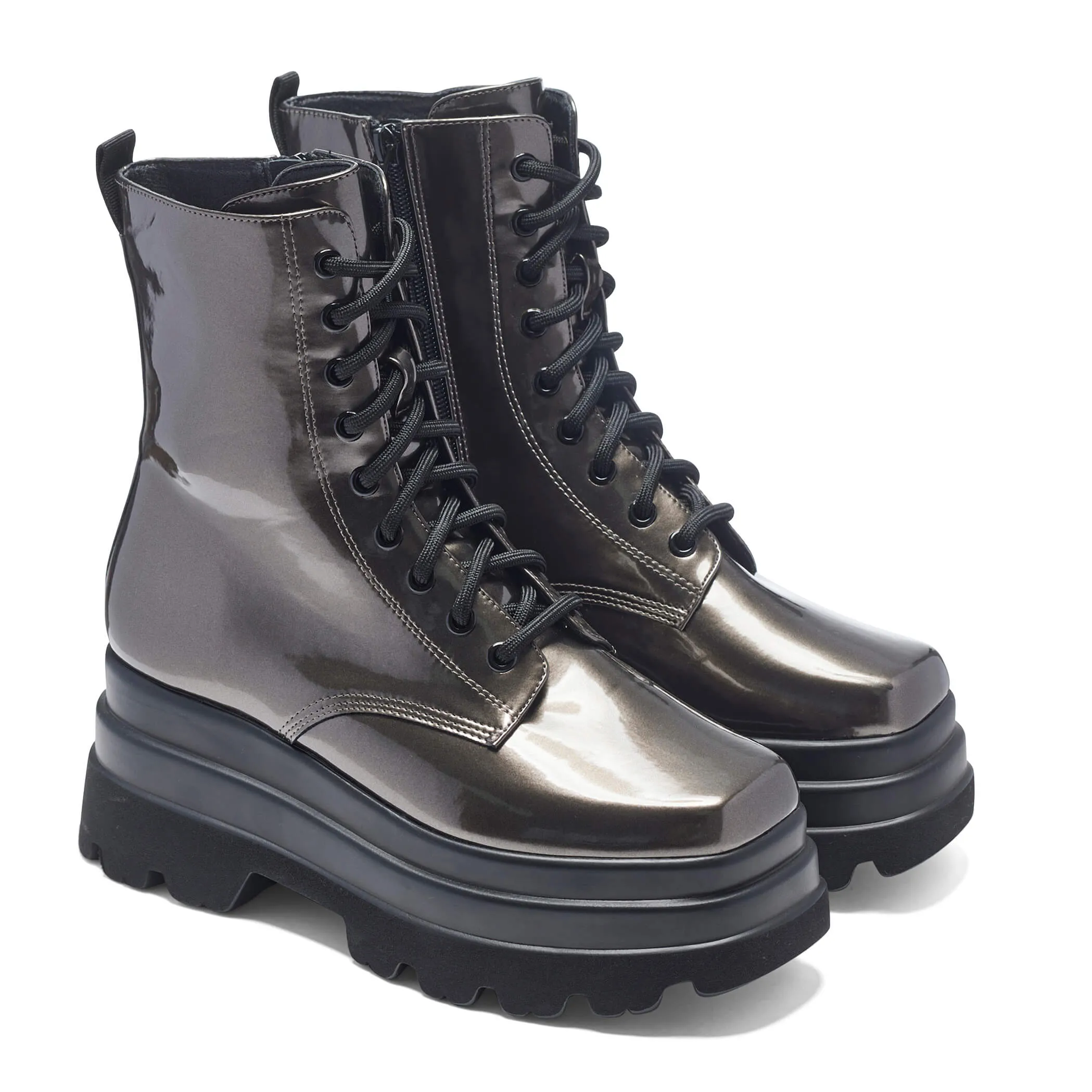 Deathwatch Trident Platform Boots - Static Grey sold by Shoe Freaks product image thumbnail 3