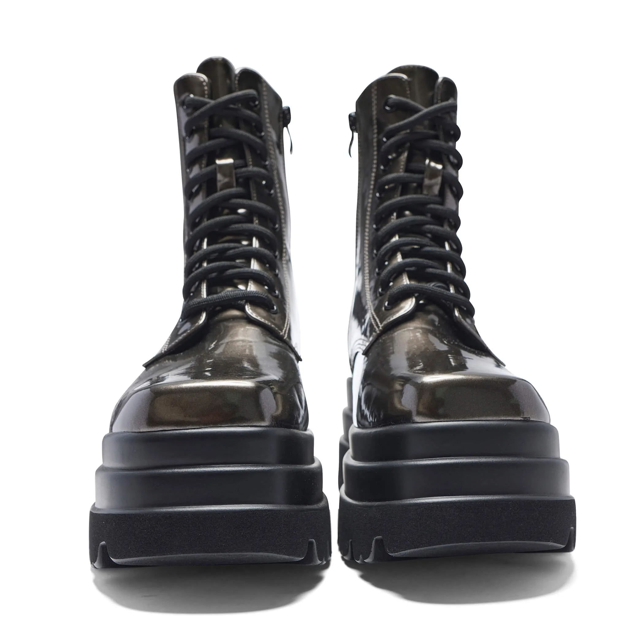 Deathwatch Trident Platform Boots - Static Grey sold by Shoe Freaks product image thumbnail 5