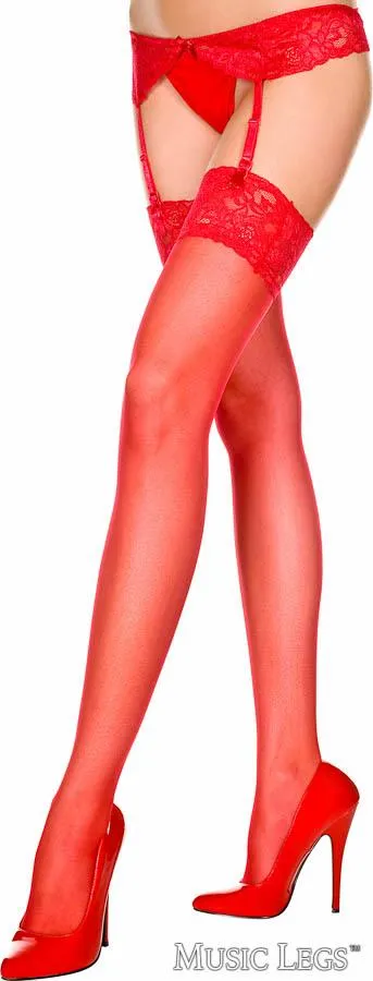 Lace Garterbelt With Sheer Stockings sold by Shoe Freaks product image thumbnail 5