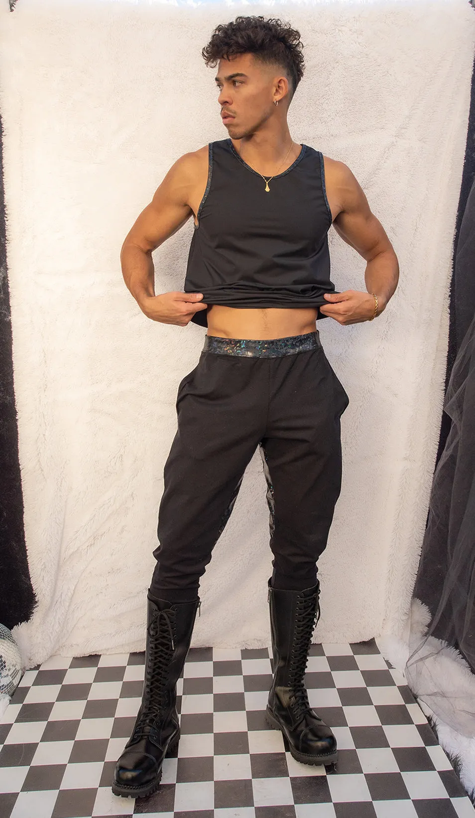 Unisex Solid Basic Tank sold by Shoe Freaks product image thumbnail 3