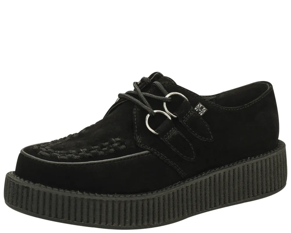 TUK-V7270 Black Suede Low Sole Viva Creeper sold by Shoe Freaks