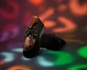 TUK D9761 Black Suede & Leopard 1970 Original Creeper sold by Shoe Freaks