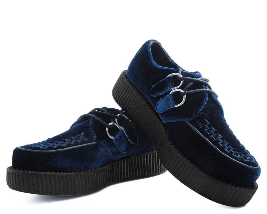 TUK V9269 Midnight Blue Velvet Creeper sold by Shoe Freaks product image thumbnail 2