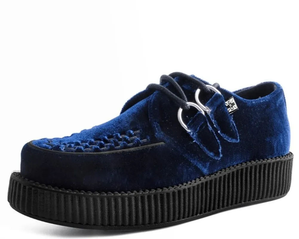 TUK V9269 Midnight Blue Velvet Creeper sold by Shoe Freaks