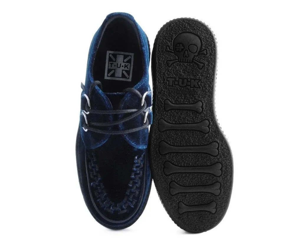 TUK V9269 Midnight Blue Velvet Creeper sold by Shoe Freaks product image thumbnail 4