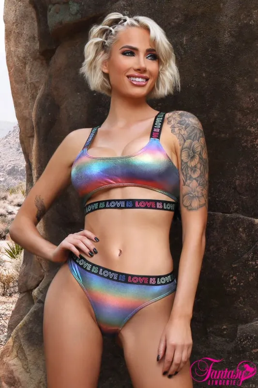 Holographic 2Pc Set sold by Shoe Freaks
