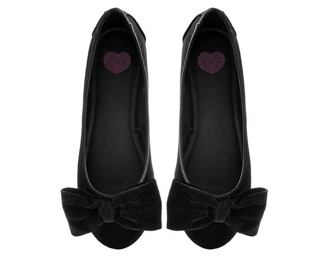 TUK-A9431L Velvet Oversized Bow Flat sold by Shoe Freaks product image thumbnail 5
