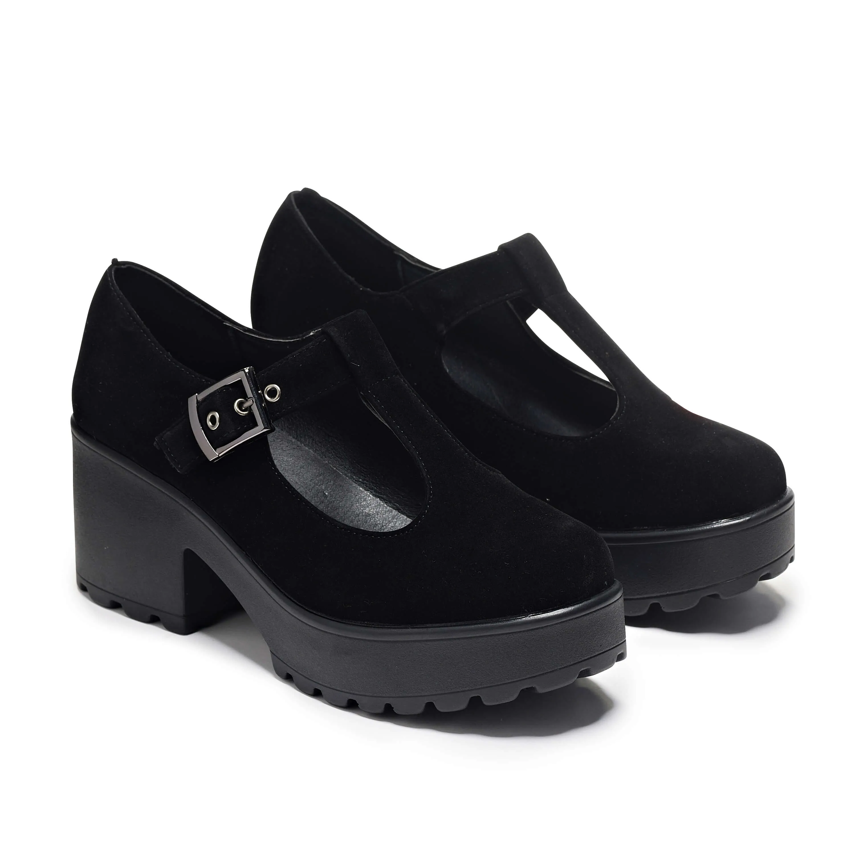 Sai Black Mary Jane Shoes 'Suede Edition' sold by Shoe Freaks product image thumbnail 4