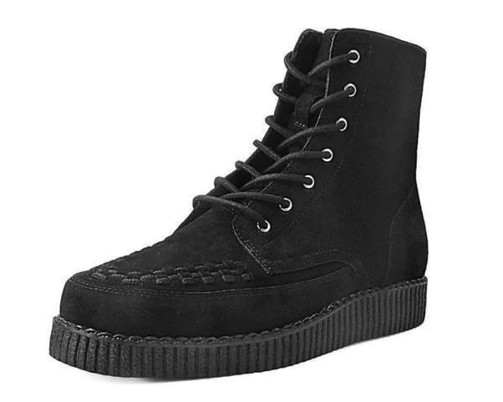 TUK F9710 Black Suede 7-Eye Viva II Boot sold by Shoe Freaks