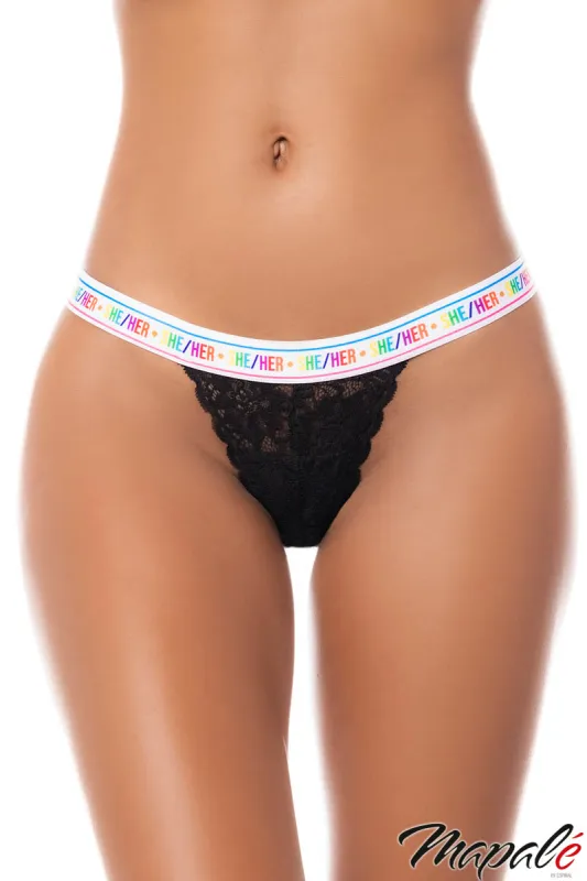 Lace Thong (She/Her) sold by Shoe Freaks