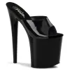 Pleaser Flamingo-801-Black-Size 7-Clearance sold by Shoe Freaks
