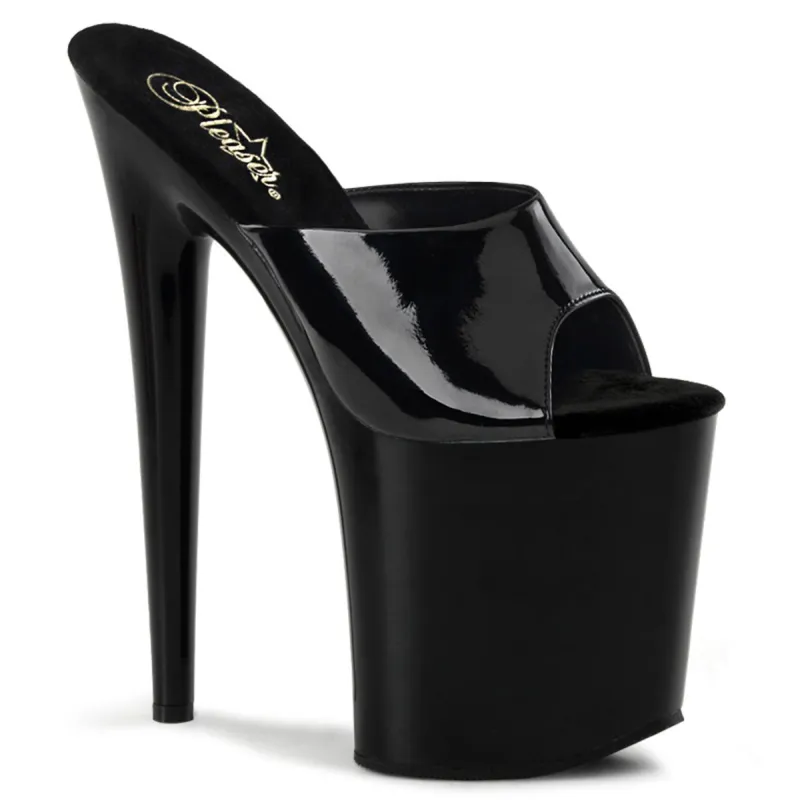 Pleaser Flamingo-801-Black-Size 7-Clearance sold by Shoe Freaks