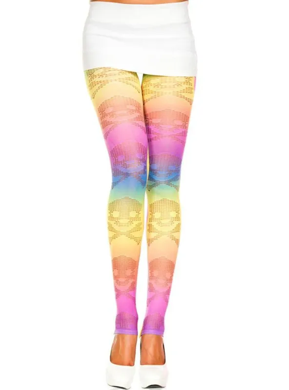 Cross Bone Design Leggings sold by Shoe Freaks