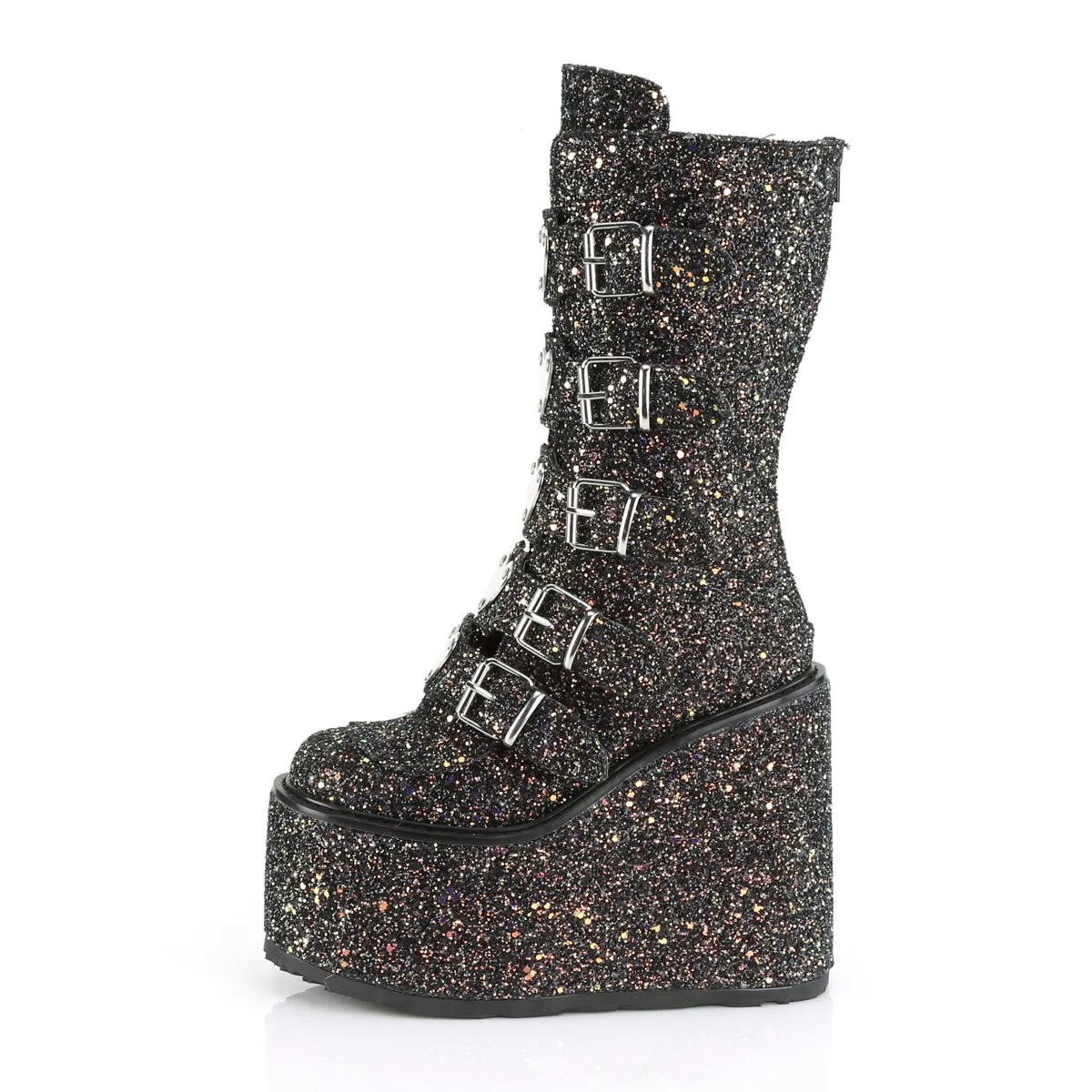 Demonia Swing-230G-Black Multi Glitter-Size 7-Clearance sold by Shoe Freaks product image thumbnail 3