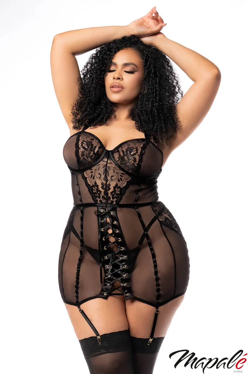 Lace-Up Garter Slip sold by Shoe Freaks product image thumbnail 5