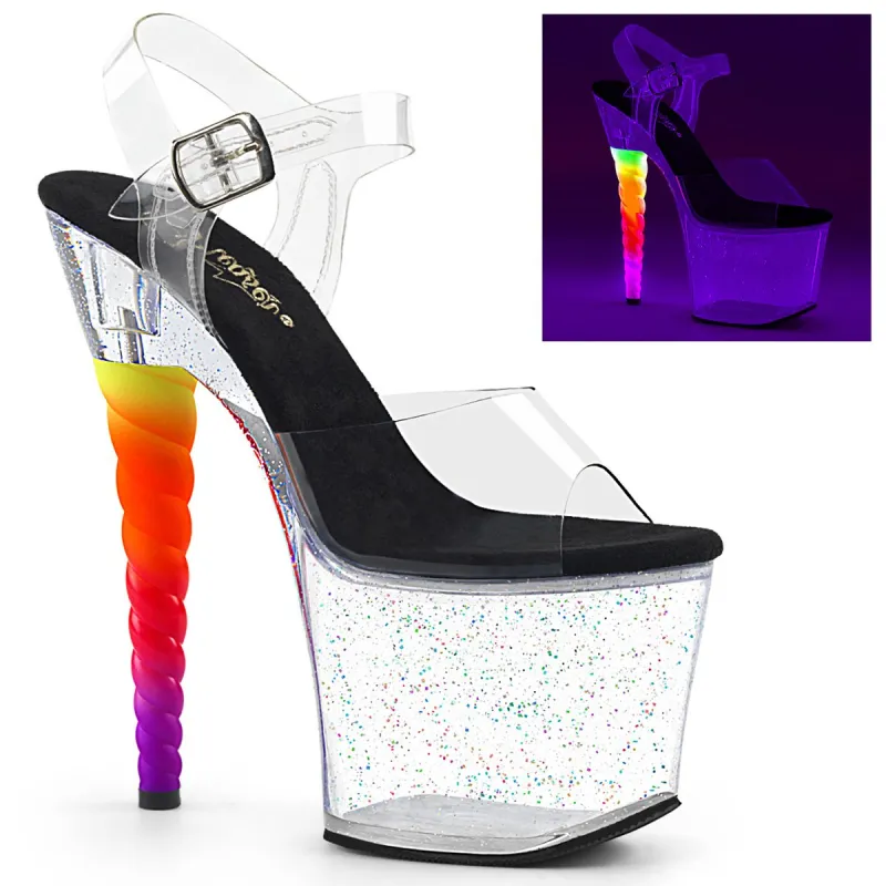 Pleaser Unicorn-708MG Sandals sold by Shoe Freaks